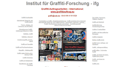 Desktop Screenshot of graffitieuropa.org